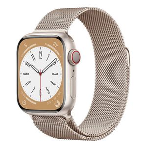Strap-it Apple Watch Milanaise Armband (Polarstern) - Große: 38 - 40 - 41mm