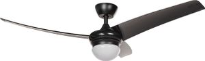 BELIANI Stropný ventilátor so svetlom čierny syntetický materiál diaľkové ovládanie 6 možností rýchlosti 3 teploty svetla