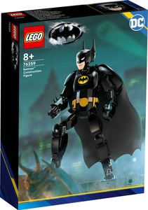 LEGO 76259 DC Batman Baufigur, Superhelden Action Figur und Dekoration, die auf dem Batman-Film von 1989 basiert, Figur mit Umhang, Spielzeug und Sammlerstück aus Gotham City für Kinder ab 8 Jahren