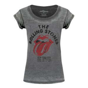The Rolling Stones - "New York City 75" T-Shirt für Damen RO1354 (XXL) (Anthrazit)
