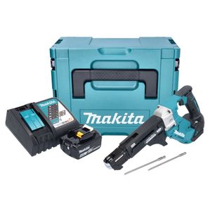 Makita DFR 551 RG1J Akku Magazinschrauber 18 V 25 - 55 mm Brushless + 1x Akku 6,0 Ah + Ladegerät + Makpac