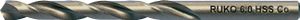 Spiralbohrer DIN 338 Typ INOX D.6mm HSS-Co5 profilgeschl.Gold Zyl.schaft 5xD