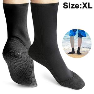 Neopren-Socken, für Neoprenanzug, 3 mm, Thermosocken, rutschfest, für Herren und Damen, zum Tauchen, Schnorcheln, Schwimmen, Surfen, Segeln, Kajakfahren (XL)