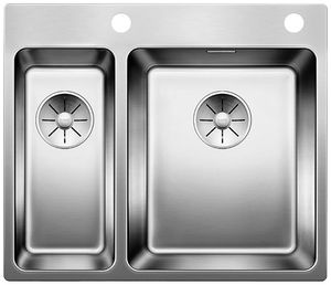 Blanco Küchenspüle Einbau ANDANO 340/180-IF/A Edelstahl Seidenglanz inklusive Ablaufsystem InFino 522996