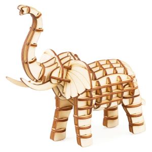 Rolife 3D-Holz-Puzzle Elephant / Elefant