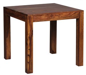 Jídelní stůl z masivního dřeva Sheesham 80 cm Jídelní stůl Dřevěný stůl
