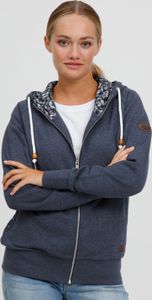 OXMO OXUlla Damen Sweatjacke Cardigan Sweatshirtjacke mit Kapuze