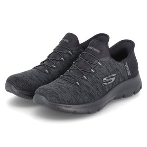 Skechers Damen-Sneaker-Slipper SLIP-INS SUMMITS D Schwarz, Farbe:schwarz, EU Größe:40