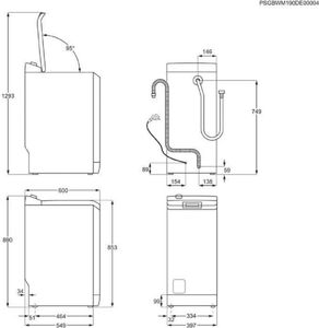 AEG - LTR6TL601EX - Toplader - 6 kg
