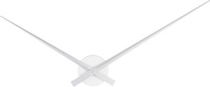 Nástenné hodiny Karlsson 450055, Little Big Time, strieborné 90cm