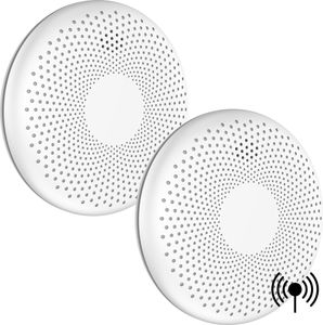 Aroha Link Kombination Rauchmelder und Kohlenmonoxid CO-Melder WLAN - 10 Jahre Batterie - 2 set