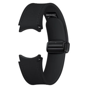 Samsung D-Buckle Hybrid Armband M/L, Nahezu für jedes Handgelenk geeignet, Austauschbares Armband, Einfach anzubringen oder zu entfernen, Schwarz