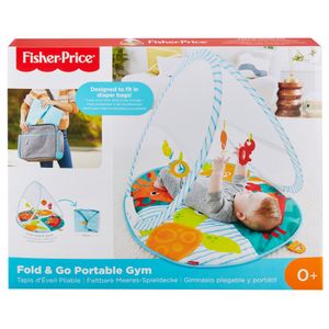 Fisher-Price Faltbare Meeres-Spieldecke, Babydecke, Spielmatte, Krabbeldecke