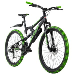 Mountainbike Fully 27,5'' Bliss Pro schwarz-grün KS Cycling