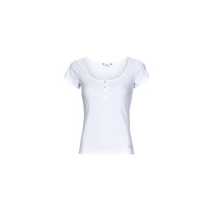 Guess ES SS KARLEE JEWEL BTN HENLEY LieferantenFarbe: Pure White, Größe: S