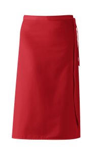 LEIBER Vorbinder  11/435  De Luxe Schürze 80x100cm  Vorbinder Cafe Bistro  rot (02)