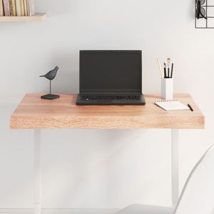 Schreibtischplatte Hellbraun 80x40x6 cm Massivholz Eiche , Tischplatten Design 2024
