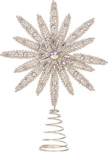 Goodwill Weihnachtskugel-Jewel-Peak Schneeflocke Silber 35 cm