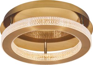 Nova Luce FIORE LED stropní svítidlo zlaté 40W teplá bílá 12x40cm stmívatelné 9285420
