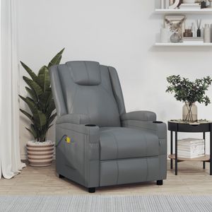 masážne kreslo vidaXL Antracitová Imitácia kože masážne kreslo vidaXL Antracitová Imitácia kože