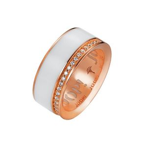 Joop Damen Ring Silber Rosé Zirkonia JESSICA JPRG90653C, Ringgröße:59 (18.8 mm Ø)