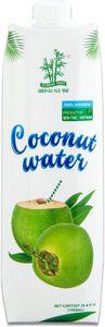 BAMBOO TREE Kokoswasser 1 Liter | Kokosnusswasser | 100% Natural | Coconut Water