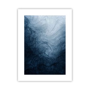 Poster - Poster ohne Rahmen - Wasser Blau Farbe - 30x40 cm - Wand Bild - Wanddeko - Wandbilder - Kunstposter - Wandposter - Bilder - Kunstdruck - Wanddekoration - Wandbild - P2XPA30x40-5106