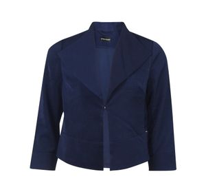 Bruno Banani Damen Blazer blau Kurzblazer Kurzjacke Casual Sakko Business Jacke, Größe:38