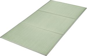 VEVOR Japonský matrac tatami skladací Japonský matrac tatami v dvojlôžkovej veľkosti (prírodná tráva), podlahový matrac s protišmykovým chrbtom, futonový matrac na spanie a meditáciu