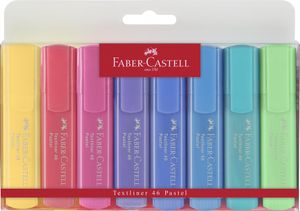 FABER-CASTELL Textmarker Textliner 154609 pastell 8er Etui