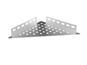 KP3/3  polička do kúpeľne ACARA TM1, pod obklad, nerez kartáčovaný, trojuholník, 340x240x240 mm