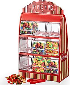 Cepewa Retro Süßigkeitenautomat mit Zange Weingummi Spender 50er Jahre Fruchtgummi Jellybeans Theke