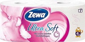 Zewa Toilettenpapier Ultra Soft 4-lagig 2er Beutel 