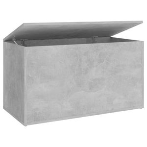 vidaXL Úložná truhla Concrete Grey 84x42x46 cm Dřevěný materiál