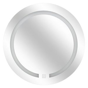 Badezimmerspiegel, rund, LED beleuchtet, ∅ 45 cm, mit Touch-Sensor, 5five Simply Smart