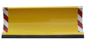 Universal Schneeschild für Einachser / Rasentraktor Reflektoren Gelb 100x40 cm