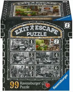 Ravensburger Puzzle Exit 99T. Im Gutshaus Wohnzimmer