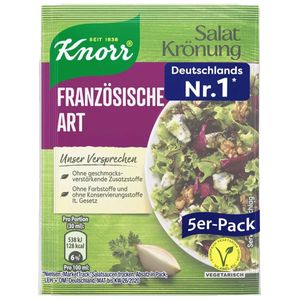 Knorr Salatkrönung Französiche Art klares Dressing 5x 8g 5er