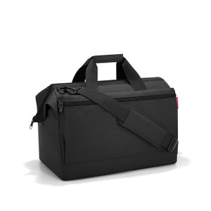 reisenthel allrounder L kapsa, cestovná taška, športová taška, taška cez rameno, lekárska taška, taška, polyesterová tkanina, čierna, 32 L, MK7003