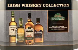 Cooley Collection Connemara - Kilbeggan - Tryconnell Tasting Set 40% Vol., 43% Vol. 4x0,05l in Geschenkbox