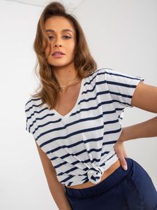 Basic Feel Good Kurzarm-T-Shirt für Frauen Ettanham dunkelblau XL