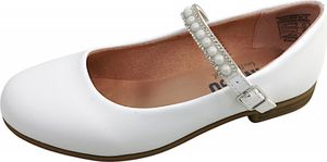 Jane Klain Mädchen Ballerina in Weiß, Größe 33