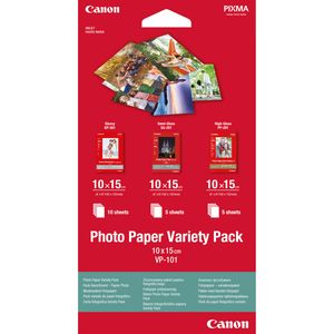 Canon Variety Pack VP-101 - Fotopapier-Kit - 100 x 150 mm 15 Blatt