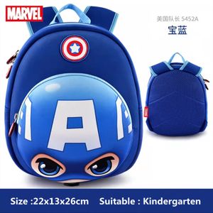Schultasche für Jungen, Kindergarten, Schüler, Schulter, Orthopädischer Rucksack, Alter 3–8, Spider Man, Captain America, Kindergeschenk
