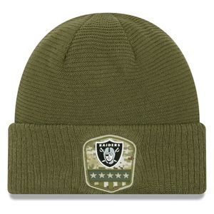 New Era Salute to Service Wintermütze - Oakland Raiders