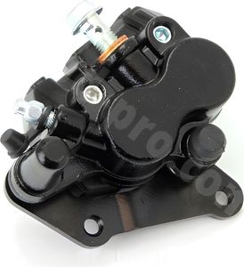 Bremssattel TNT Bremssattel Doppelkolben, schwarz, 56186R / 666008 für Gilera KK KZ Nexus 2, Derbi Boulevard S DNA 0 SP Runner VXR Aprilia Sportcity One Bj. 1986 - 2007