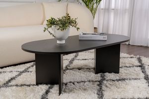 Skye Decor, Sable - Wood Black, Couchtische, Holz Schwarz, 119 x 40 x 60 cm