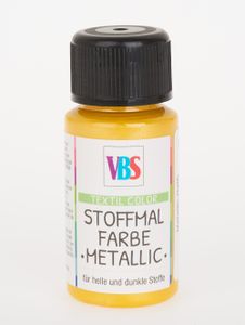 VBS Stoffmalfarbe "Metallic" Gelb