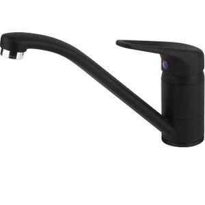 Franke Küchenarmatur Novara Plus Festauslauf Niederdruck Black Matt