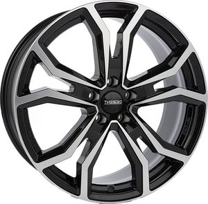ALUFELGE DEZENT TV dark 9x20 5x112 ET 35 BLACK/POLISHED ALUFELGE DEZENT TV dark 9x20 5x112 ET 35 BLACK/POLISHED